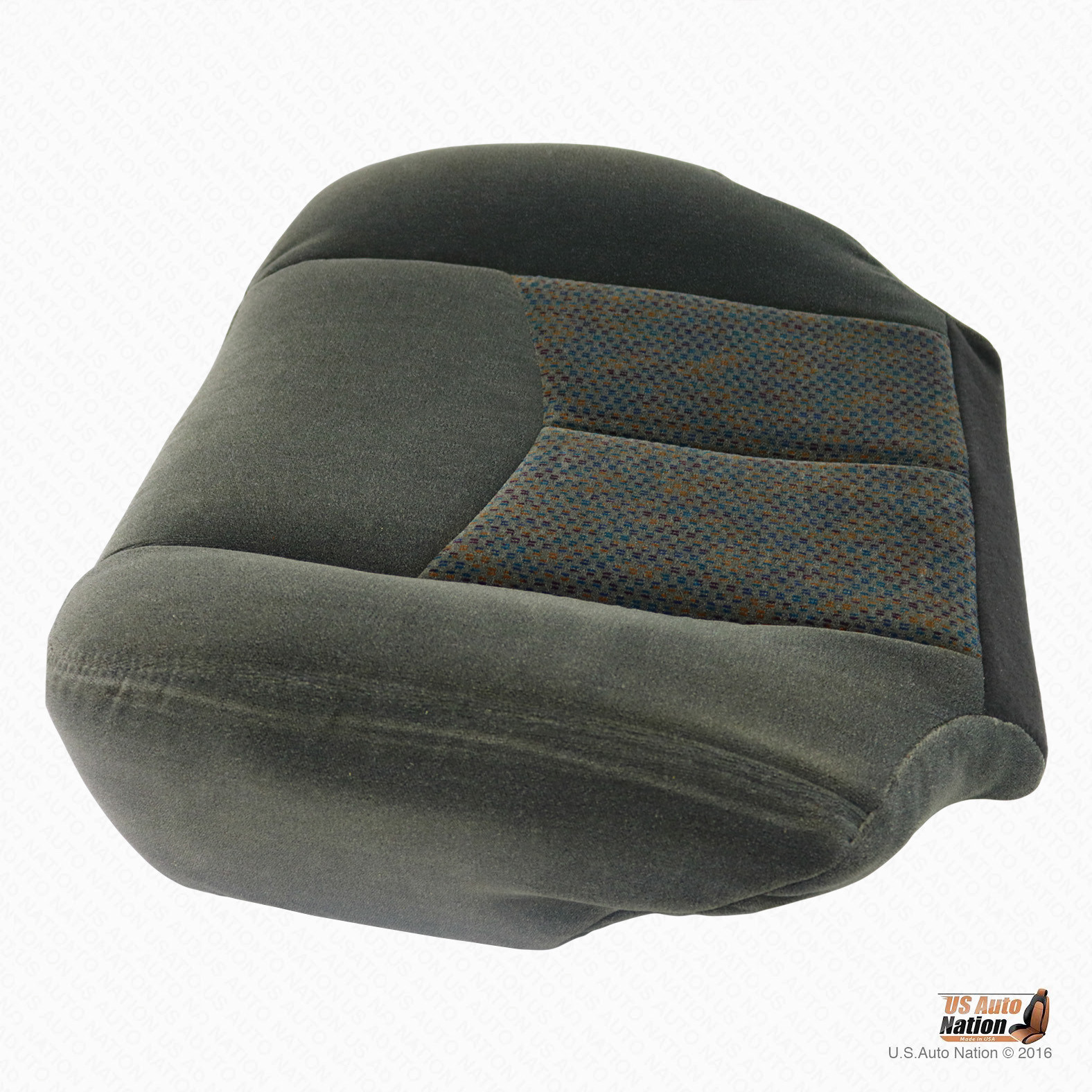 2003-2007 Chevy Silverado 2500HD Driver Bottom Seat Cover - Dark Gray Cloth OEM Match
