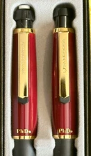 Sanford/Paper Mate 18K Gold-Plated Black Cherry Pen and Pencil set, Boxed