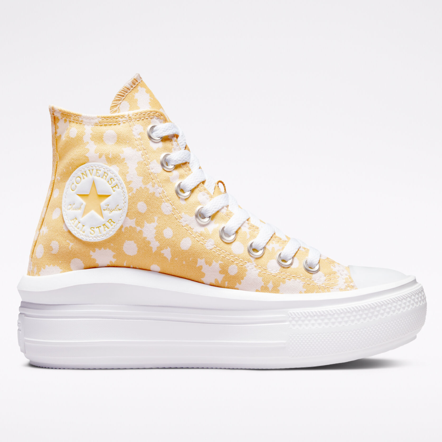 converse khaki move platform hi trainers