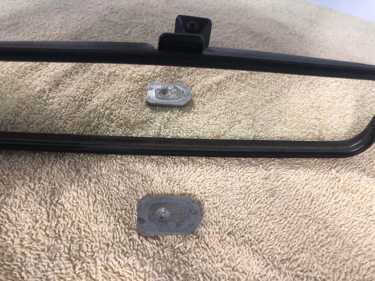 Used Jeep CJ5 CJ7 CJ8 Rear View Mirror w/mount pad. Great overall condition. eBay