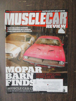 MUSCLE CAR REVIEW MAGAZINE DECEMBER 2015 MOPAR BARN FINDS HEMI CHARGER RAMBLER