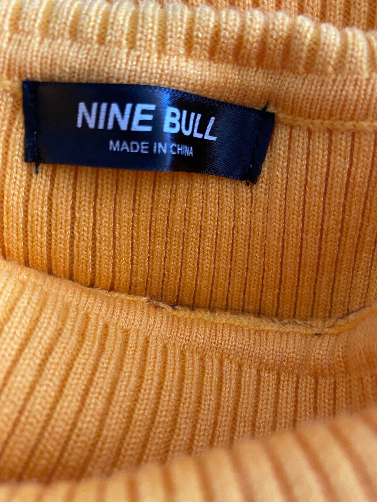 Nine Bull Women's Stretch Turtleneck Pullover Knit Sweater Stripe, size S