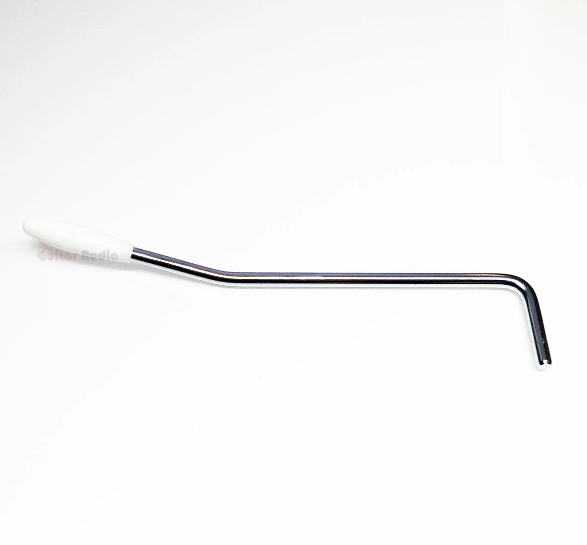 Genuine Fender Chrome Tremolo Arm Whammy Bar w White Tip for MIJ 65 Mustang