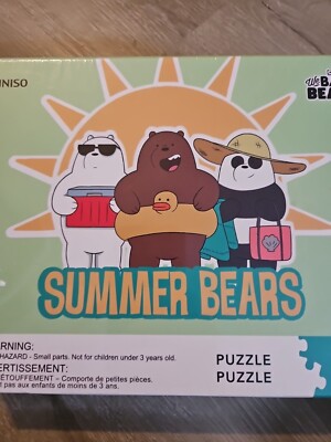 New Sealed SUMMER BEARS Cartoon Network We Bare Bears 1000 PC