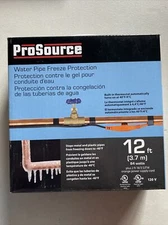 ProSource Water Pipe Heat Tape Durable 12Ft, 84W  977-8002, -40° Protection