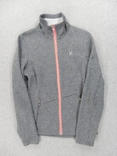 Spyder CORE Full Zip Sweater Jacket Women's Small Silver