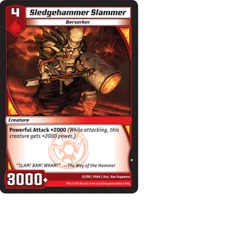Kaijudo X3 SLEDGEHAMMER SLAMMER Common #32/80 9SHA (Playset) Shattered Alliances