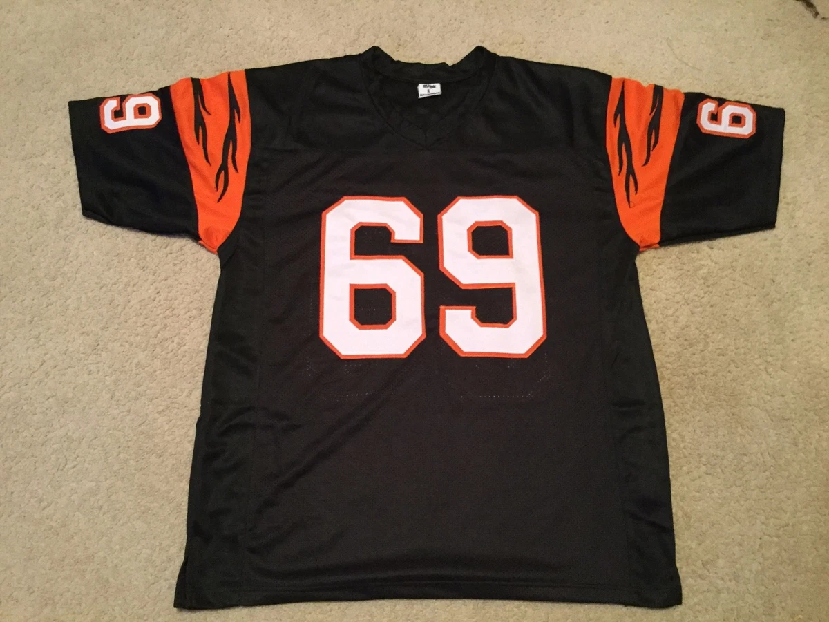 UNSIGNED CUSTOM Sewn Stitched Tim Krumrie Black Jersey M L XL 2XL