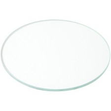 Plymor 4" Round, 3mm Thick Non-Beveled Clear Glass Circle