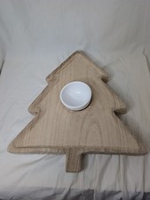 Mudpie - Tree Chip & Dip Set - Christmas Serving Ware Charcuterie  New!