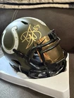 Reggie Wayne Signed Indianapolis Colts NFL Football Helmet Salute to Service