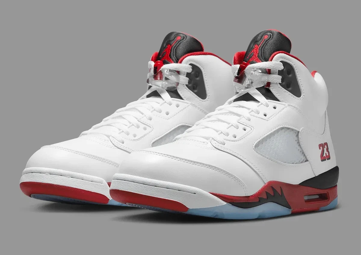 Preços baixos em Jordan 5 OG 1990 Fire Red | eBay