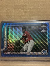 2025 Topps Pro Debut Emiliano Teodo Blue Wave Refractor /150 