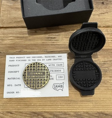 Tyson Lamb Lambcrafted 1/150 Hello Friends Waffle Ballmark & Case with Box & COA