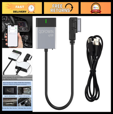 Wireless Bluetooth Music Adapter for Audi, Mercedes, Volkswagen - HD Audio, 3G/2