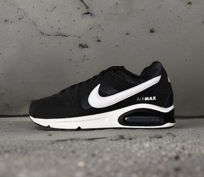 Women s Nike Air Max Command Shoe-Black/White