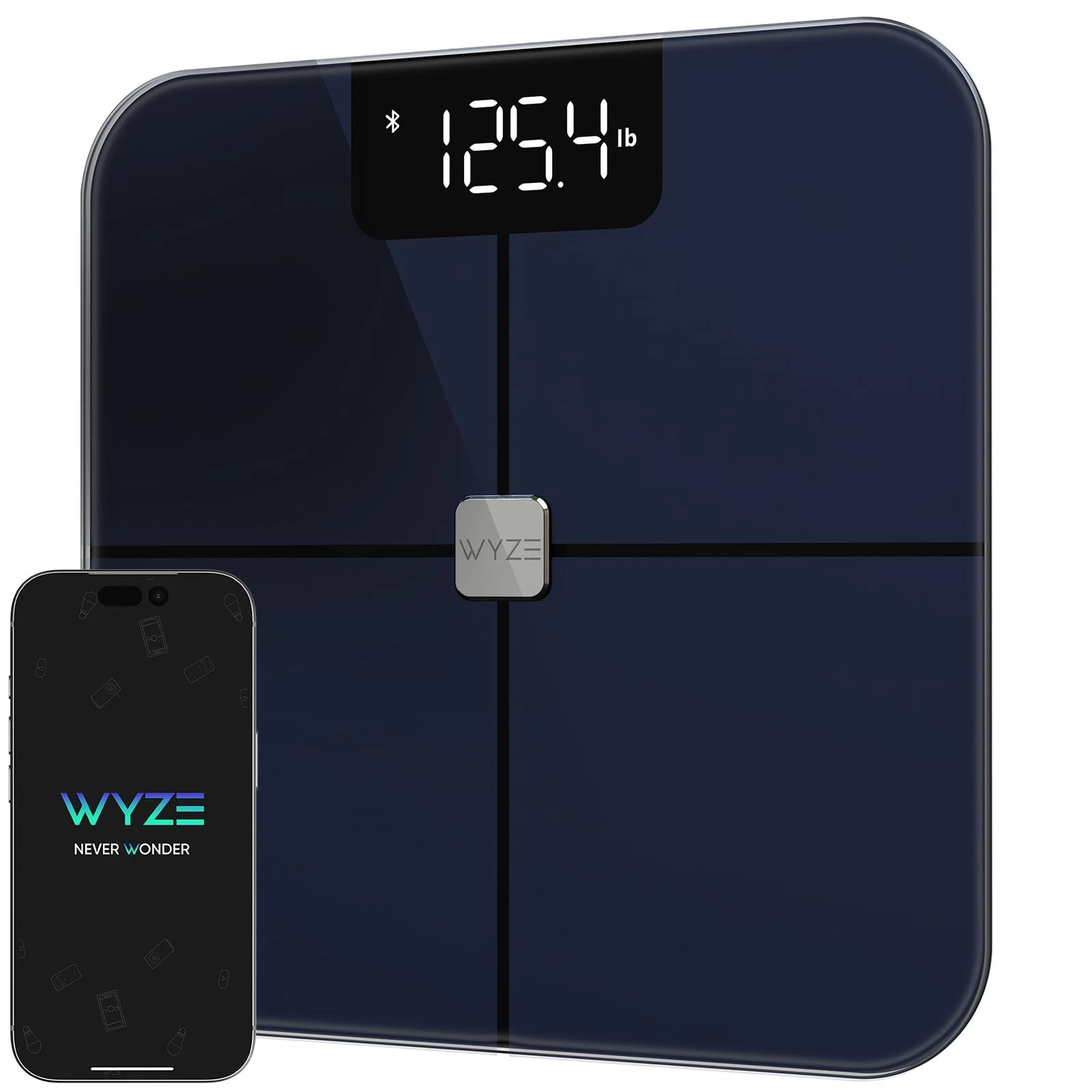 Wyze Smart Scale, Scale for Body Weight, Digital Bathroom Black