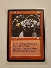 Bestial Fury (B) - Alliances - MTG Magic - Common - Red Enchant Creature