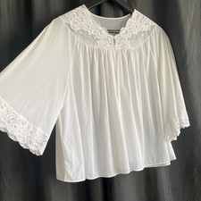 vintage 50  s Shadowline Camisole Cropped Top In white M