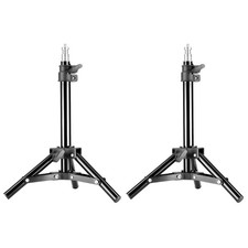 Neewer Photography Light Stand, 50Cm, Set Of 2, Sturdy Alloy Tabletop Stand