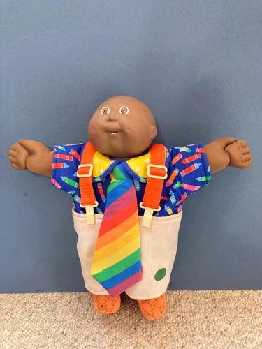 VTG Cabbage Patch Kids Doll African American Boy Head Mold #25