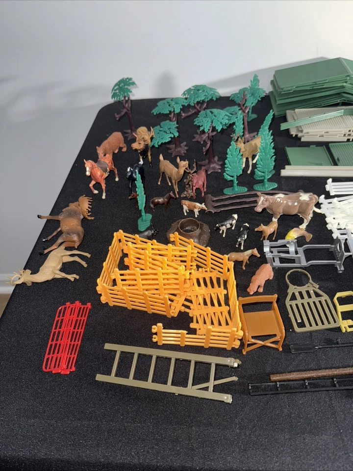 Gran Lote John Deere Tractores Agrícolas Equipo de Construcción Die Cast 1/64 Ertl 138 Foto 2 de 4