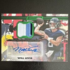 Will Levis [Gold] #CPAH-WL Prices | 2023 Topps Composite Patch