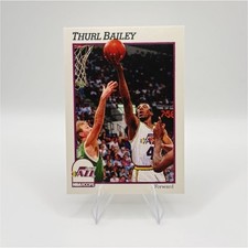 1991-92 NBA Hoops Base Set #205 Thurl Bailey Utah Jazz Basketball