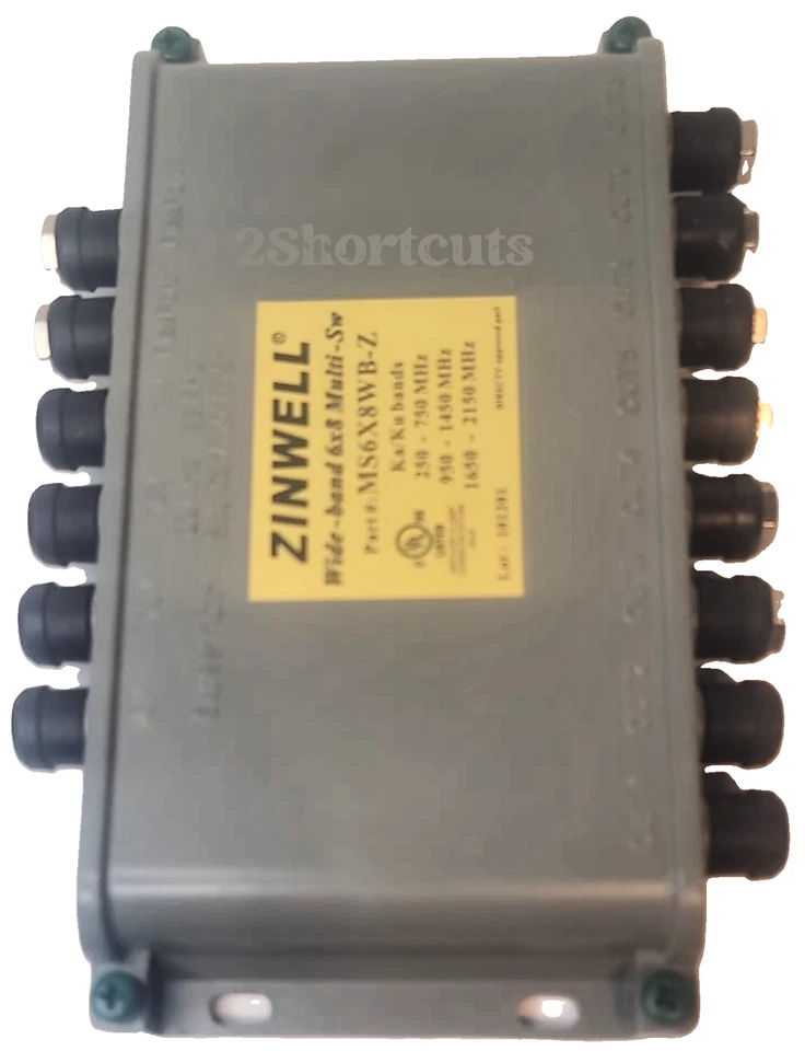 New Zinwell Directv Satellite wideband 6X8 Multiswitch KA/KU  MS6x8WB-Z  - Image 2 of 4