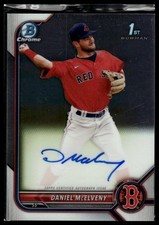 2022 Bowman Chrome #CPA-DMY Daniel McElveny Prospect Autographs