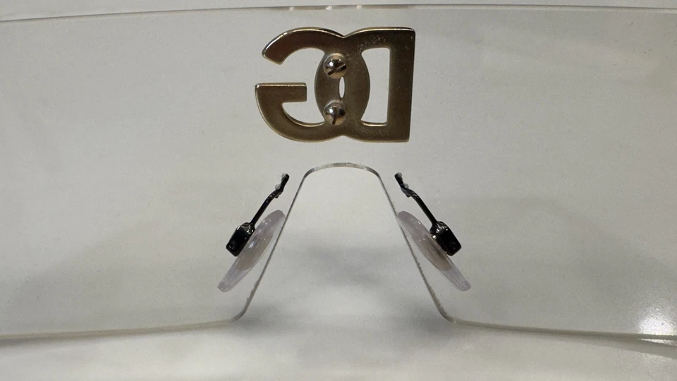 Dolce & Gabbana DG Logo Geometric Transparency Sunglasses  - Image 2 of 4