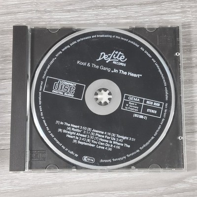 Kool & The Gang   In The Heart CD 1983 Funk Soul R&B De-Lite Records