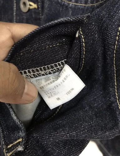 Issey Miyake Denim Jacket painted Design  image 7