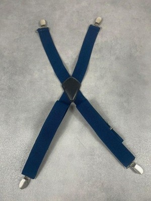 Vintage Hosenträger Marine Uni Unisex