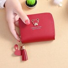 Women Cute Leather Wallet Coin Purse Card Holder Small Zipper Clutch Handbag Bag — photo 3