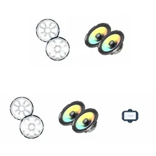 Diamond Audio two pairs of HXM8F4 marine 8" speakers with Black/Stainless gri...