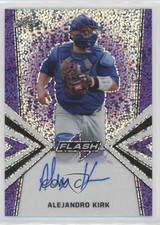 2019 Leaf Flash Purple 4/25 Alejandro Kirk #BA-AK1 Auto aw2