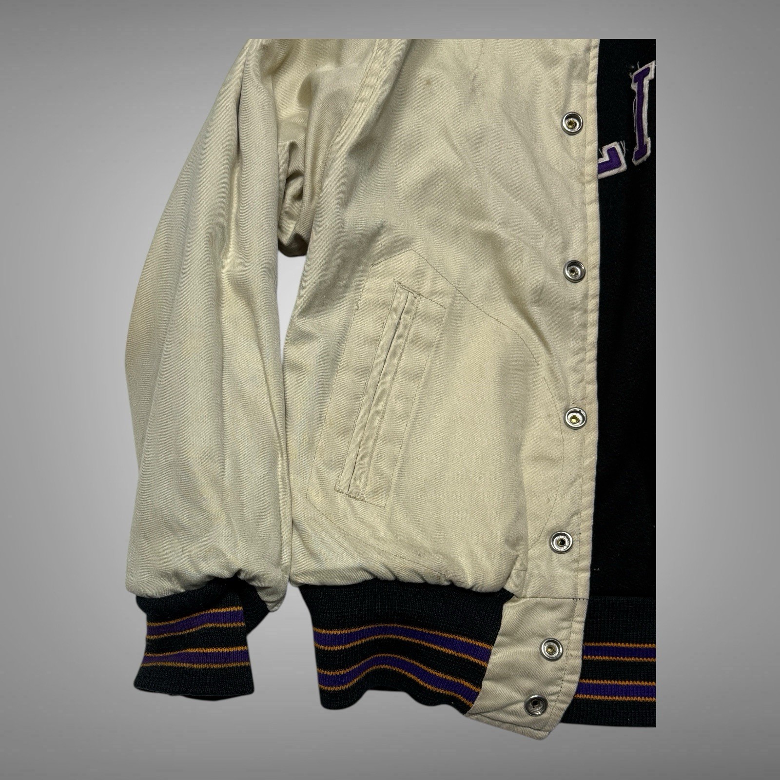 Williams Reversible Varsity Jacket Wool Letterman… - image 7