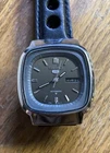 Vintage Seiko 5 Automatic 7009-511A Stadium Dial Rally Strap Working
