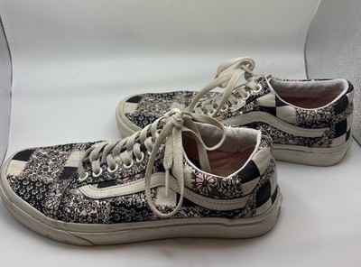 VANS Old Skool Women's Sneakers Size 7 Floral Patchwork