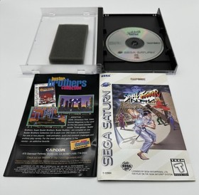 STREET FIGHTER ALPHA WARRIORS&rsquo; DREAMS SEGA SATURN CIB FOAM REG INSERT TESTED