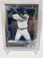 2021 Bowman Chrome Jhonny Piron #BCP-239 - Bowman 1st Gold Mojo Refractor #/50