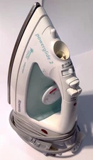 Rowenta Powerglide 2 Inox Steam Iron DM-273 Vertical Steam Self-Cleaning White