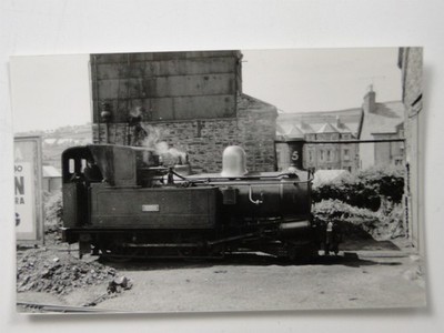 Isle Man Eisenbahn Dampflok Nr 5 Mona Port Erin Foto