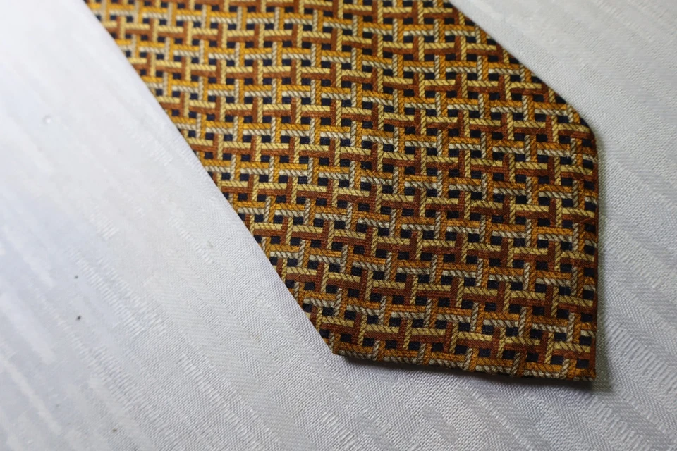 Corbata de seda Cerruti 1881 hecha en Francia clásica vintage Foto 2 de 4