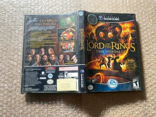 Lord of the Rings: The Third Age (GameCube, 2004) - CASE + COVER ART INSERT ONLY