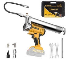 Electric Cordless Grease Gun for DeWalt 20V Max, 10000 PSI, 12 Hose NO Battery
