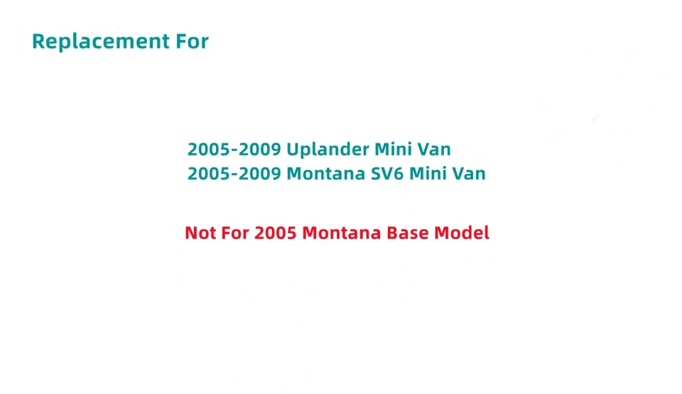 Driver/Left Front Door Window Glass For Chevy Uplander/ Pontiac Montana SV6 Foto 4 de 4