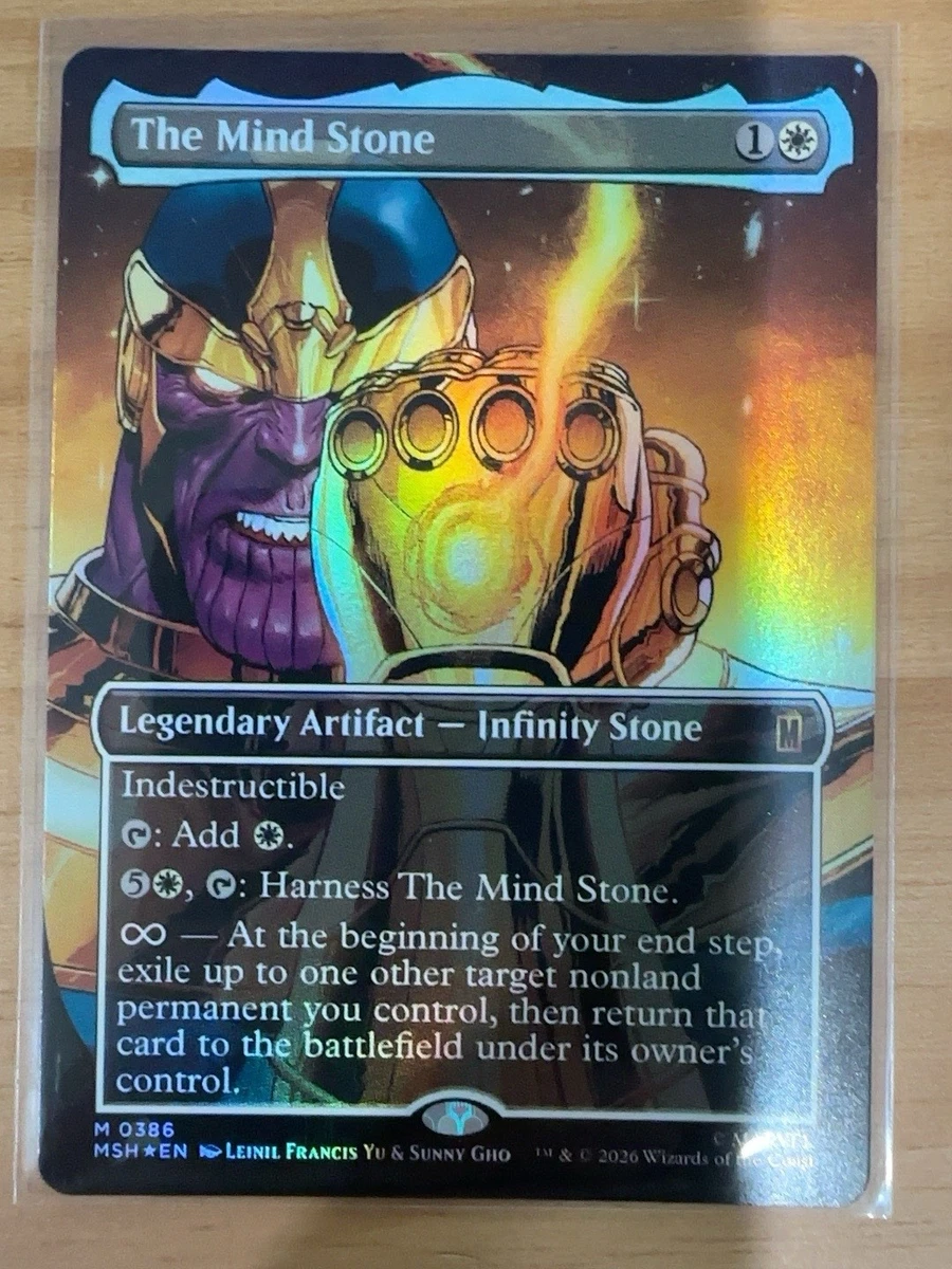 MTG The Mind Stone Marvel Foil マインドストーン marvel-super