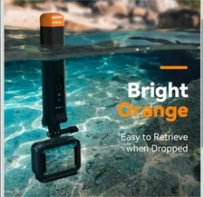 TELESIN Floating Hand Grip with Built in Remote Control for GoPro Hero 8–12